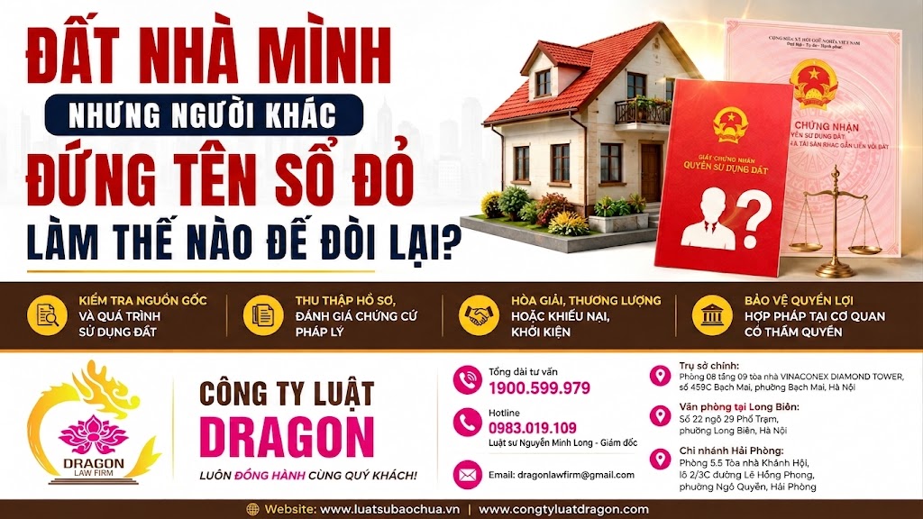 Đất nhà mình nhưng người khác đứng tên sổ đỏ: Làm thế nào để đòi lại?